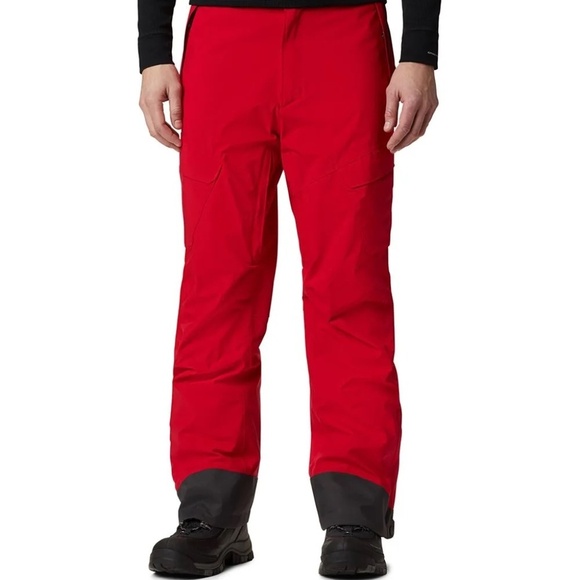 COLUMBIA HERO SKI PANTS MOUNTAIN RED MENS MEDIUM - Picture 6 of 11